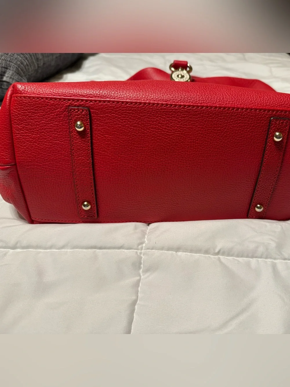 Dooney & Bourke Red Leather Hobo Bag